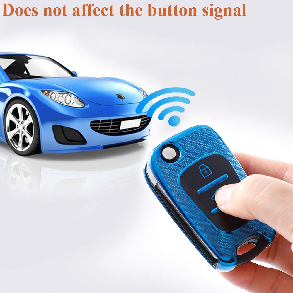 Smart Key Fob Protector Case for Hyundai - Waterproof & Shockproof Keyless Entry Remote Cover | Perfect for Tucson, Santa Fe, Elantra, Sonata | Protect Your Car Key from Damage & Loss