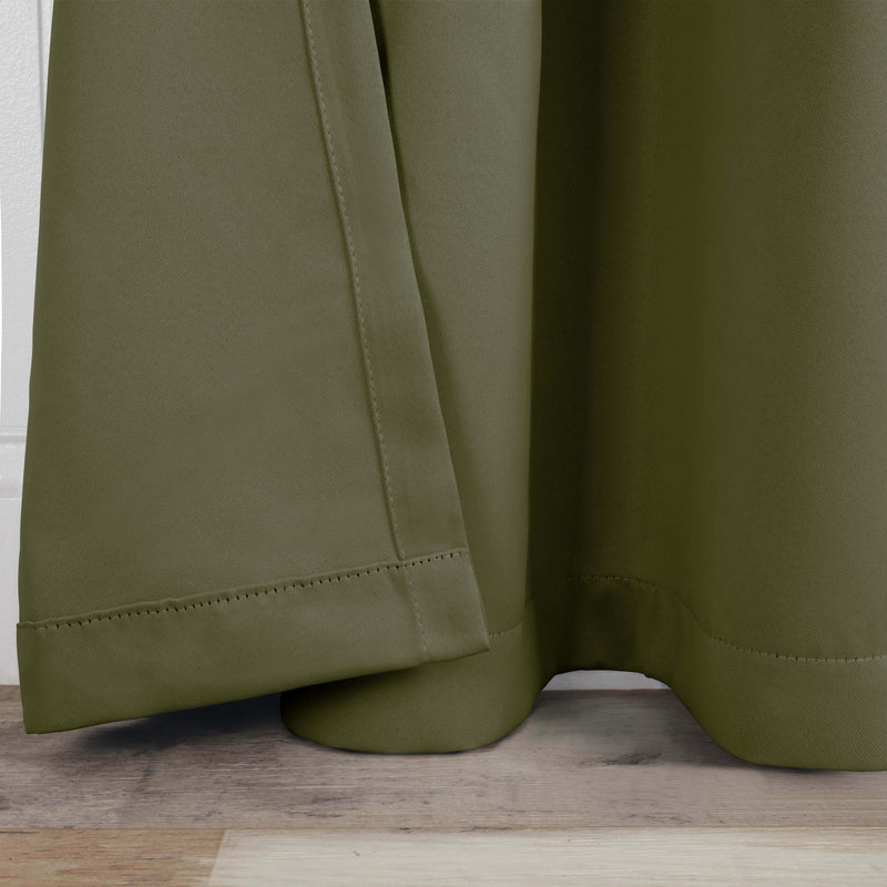 Blackout Curtains for Bedroom - Grommet Room Darkening Solid Curtains Set of 2 Panels - Thermal Insulated Window Drapes for Better Sleep & Privacy - Perfect for Nursery, Home Theater & Shift Workers
