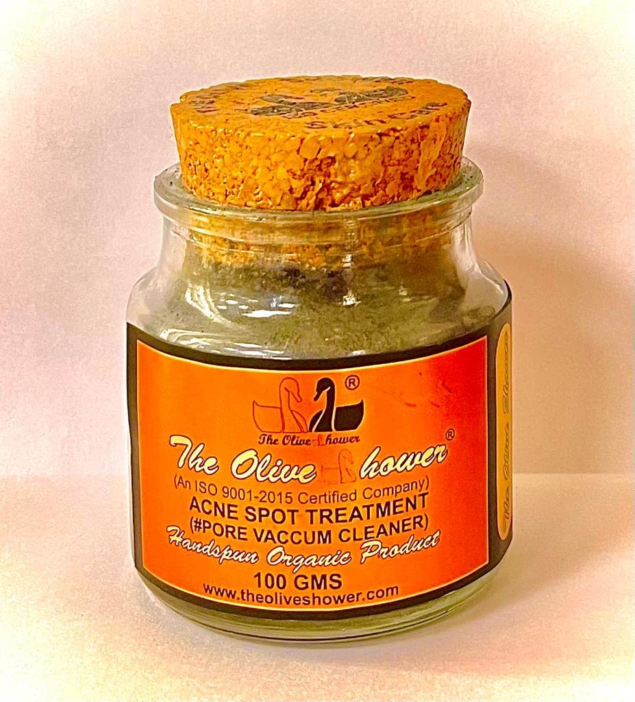 Olive Shower Acne Spot Treatment - Pore Vacuum Cleaner for Acne-Prone Skin (50g) - Clear Skin for Daily Use