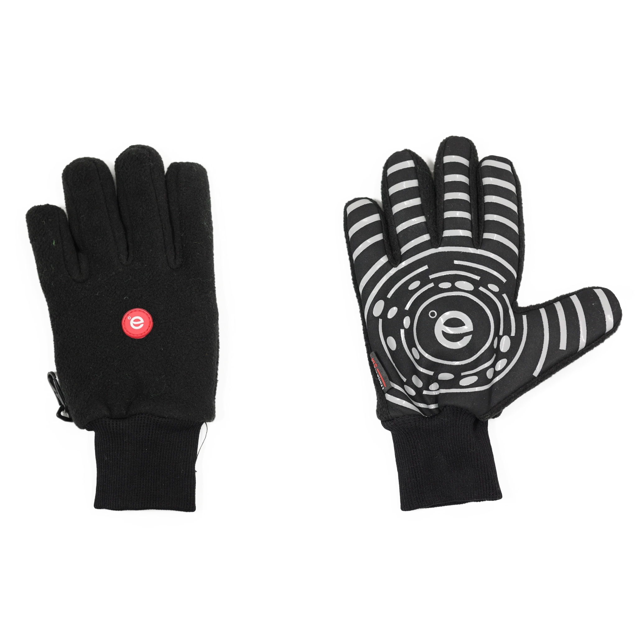 Non-Slip Fleece Grip Gloves - Warm Winter Work Gloves for Driving, Cycling & Outdoor Activities