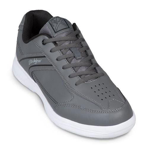 KR Strikeforce Men's Flyer Lite Slate Black Bowling Shoes - Lightweight & Comfortable for League Play & Tournament Bowling