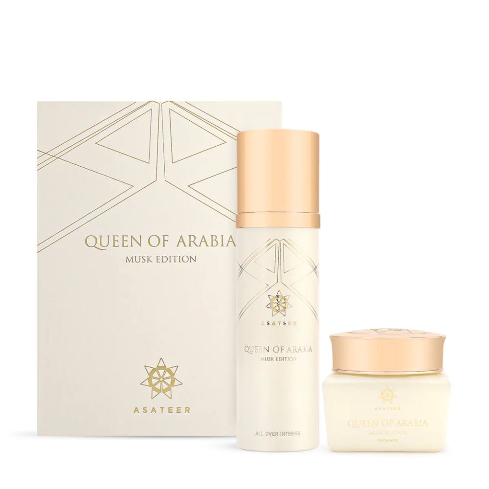 Queen of Arabia Musk Perfume Set - 2 Piece Luxury Fragrance Gift for Women, Perfect for Special Occasions & Evening Events