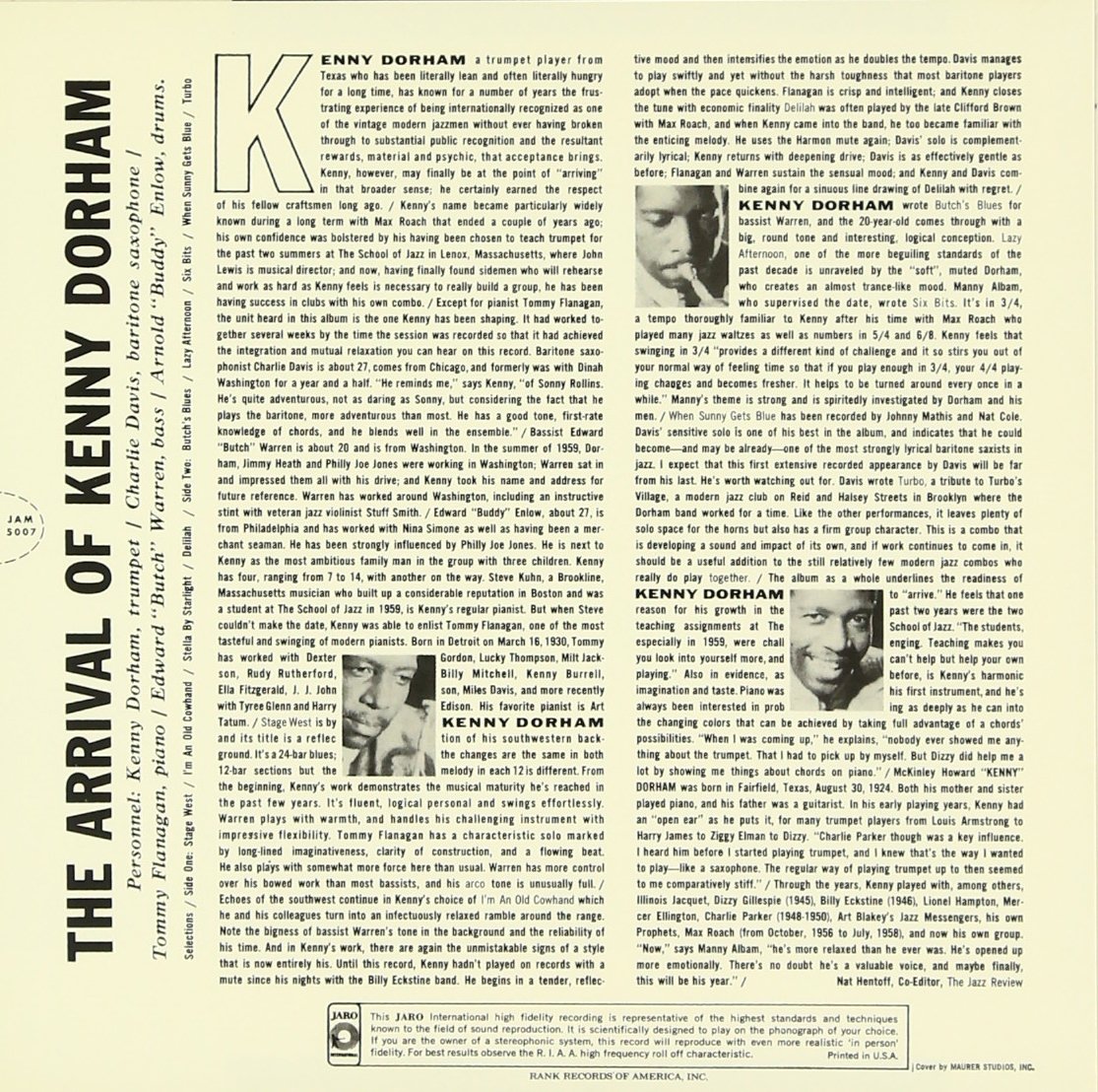 Kenny Dorham Remastered Limited Edition Paper-Sleeve CD | Jazz Music Album | Perfect for Collectors & Music Lovers