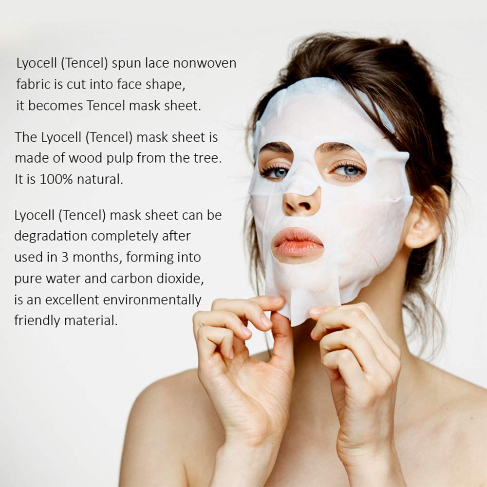 Green Tea Hydrating Facial Sheet Mask 20ml & Tomato Ginseng Charcoal Renewal Sheet Mask 25ml - Korean Skincare Set for Women & Men - Daily Moisturizing & Detoxifying Face Care for Glowing Skin