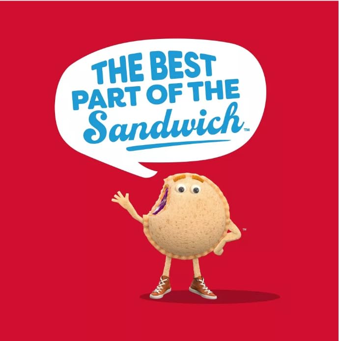 Uncrustables Peanut Butter & Strawberry Jam Frozen Sandwiches - 15 Count (Pack of 4, 60 Total) | No-Crust Kids Snacks for School Lunches, Picnics & Quick Breakfast