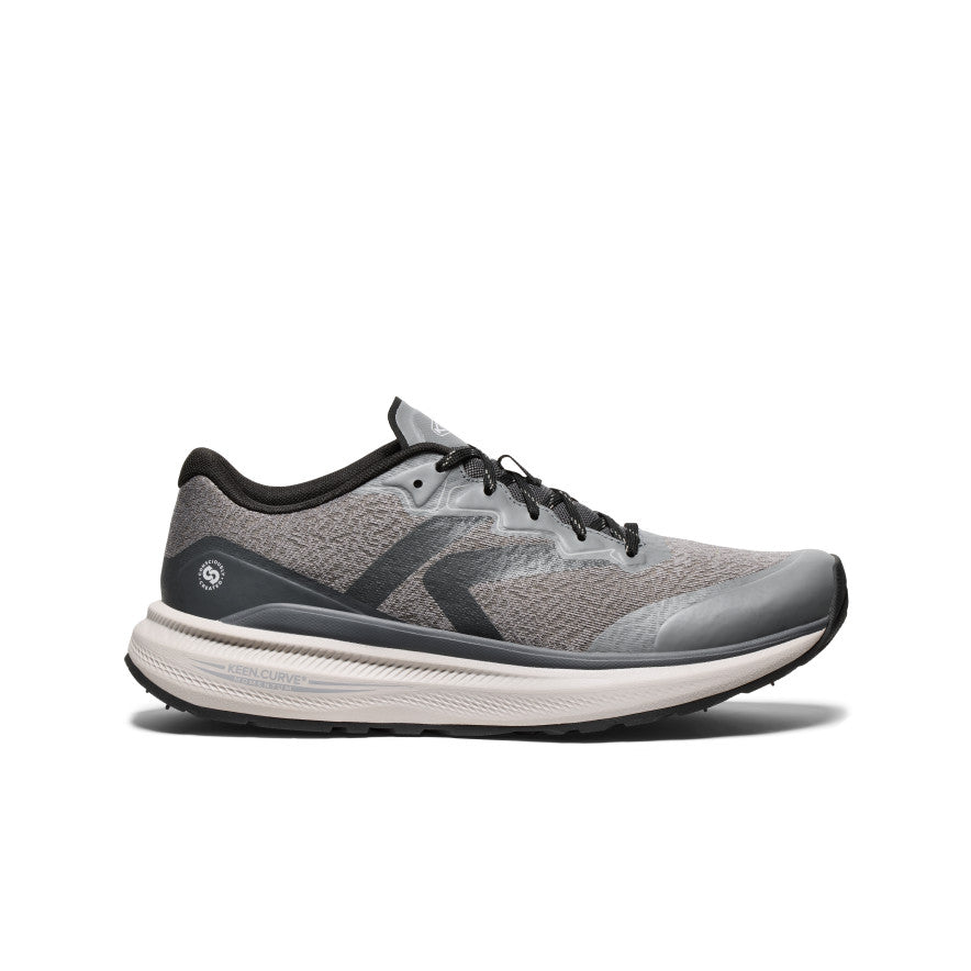 Men's WK500 Walking Shoes - Lightweight Comfortable Sneakers for Walking & Running | Steel Grey/Magnet | Perfect for Gym, Jogging & Daily Wear