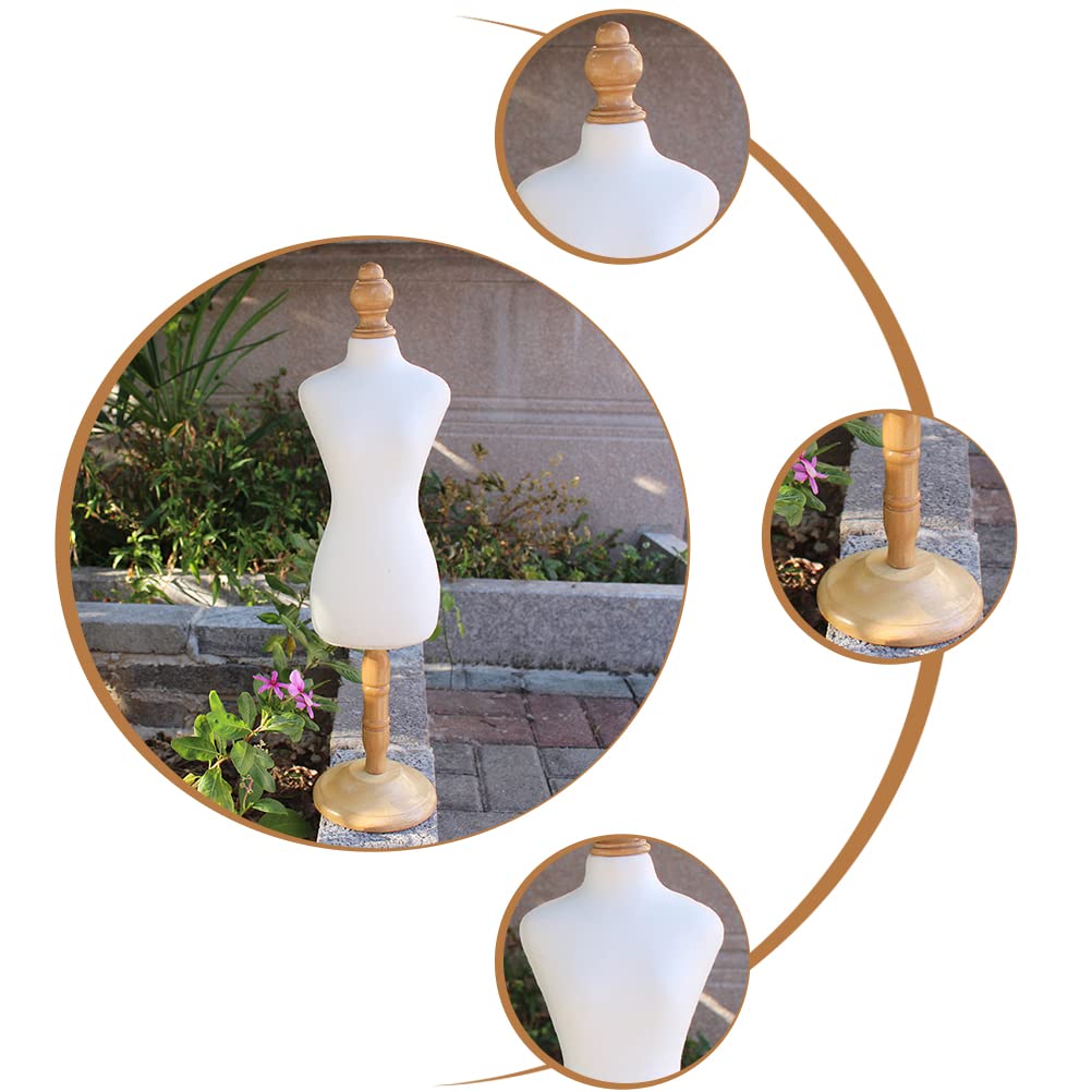 Balacoo Mini Wooden Clothes Hanger for Pets - Adjustable Pet Dress Mannequin & Doll Clothing Display Hanger | Perfect for Pet Fashion Shows, Photography & Wardrobe Organization