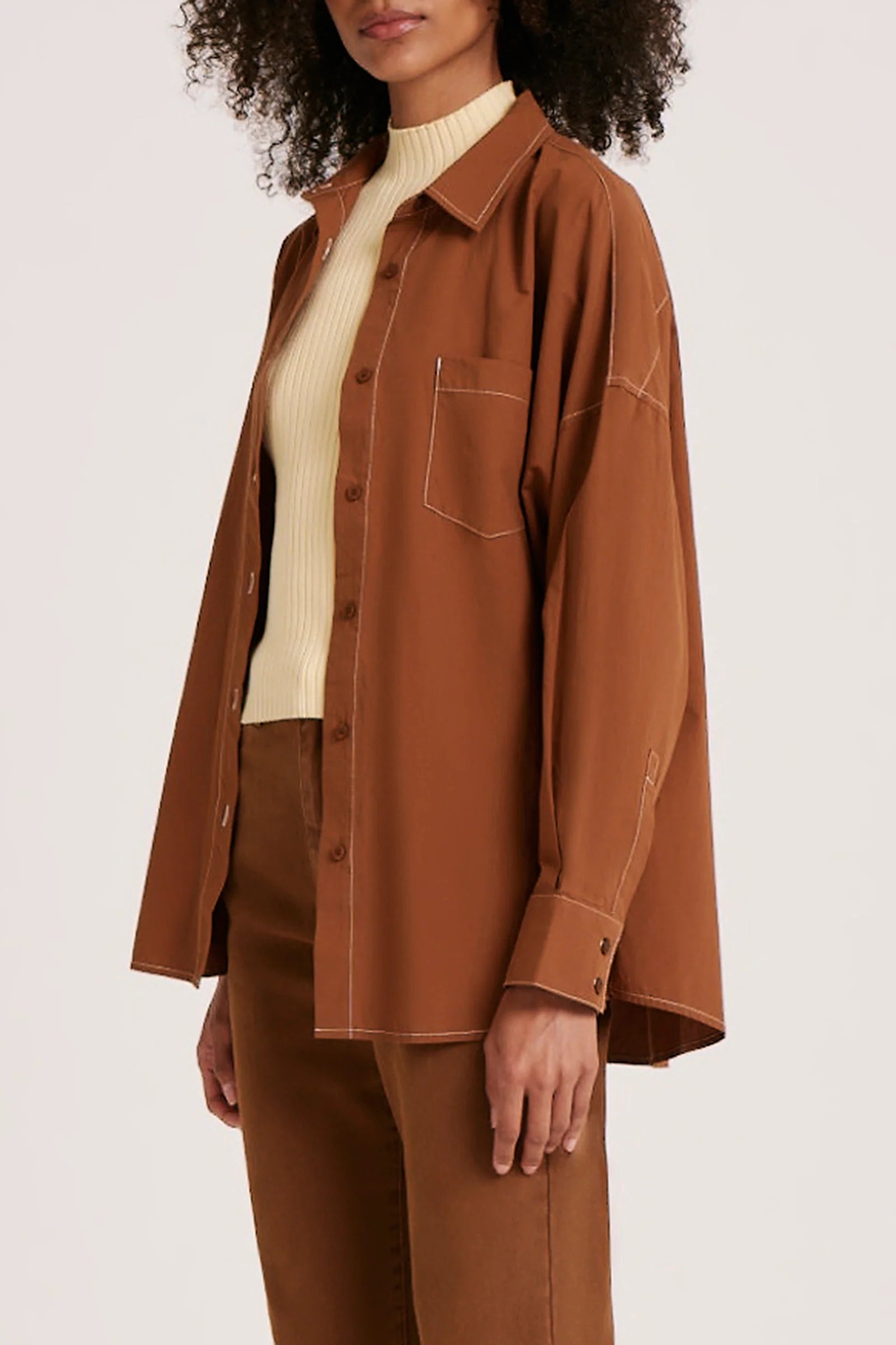 Claude Shirt Toffee - Stylish Casual Button Down Shirt for Men | Perfect for Office, Date Night & Everyday Wear