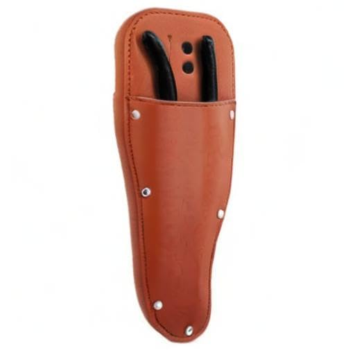 Durable Leather Tool Holster & Gardening Pouch Belt Holder - 2-Piece Set for Pruning Shears, Scissors, Pliers & Electrical Tools | Perfect for Gardeners, Electricians & Outdoor Work