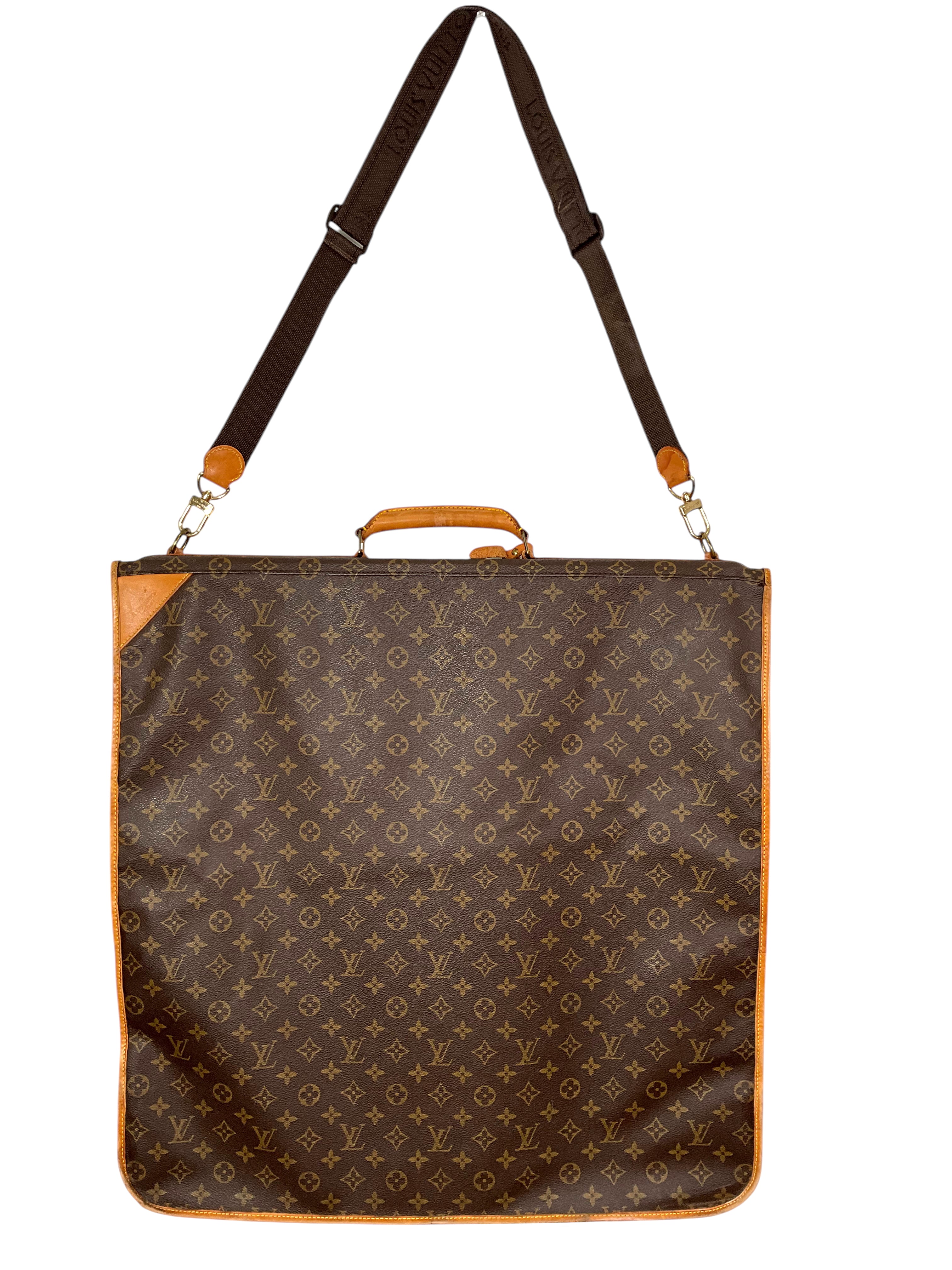 Authentic Louis Vuitton Monogram Canvas Garment Travel Bag - Luxury Weekender Duffle for Business Trips & Vacation Packing
