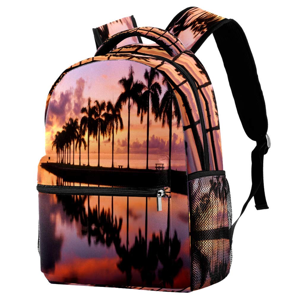 Sunrise Cutler Bay Miami Florida Backpack - Durable School Backpack & Travel Daypack for Students, Commuters & Outdoor Adventures