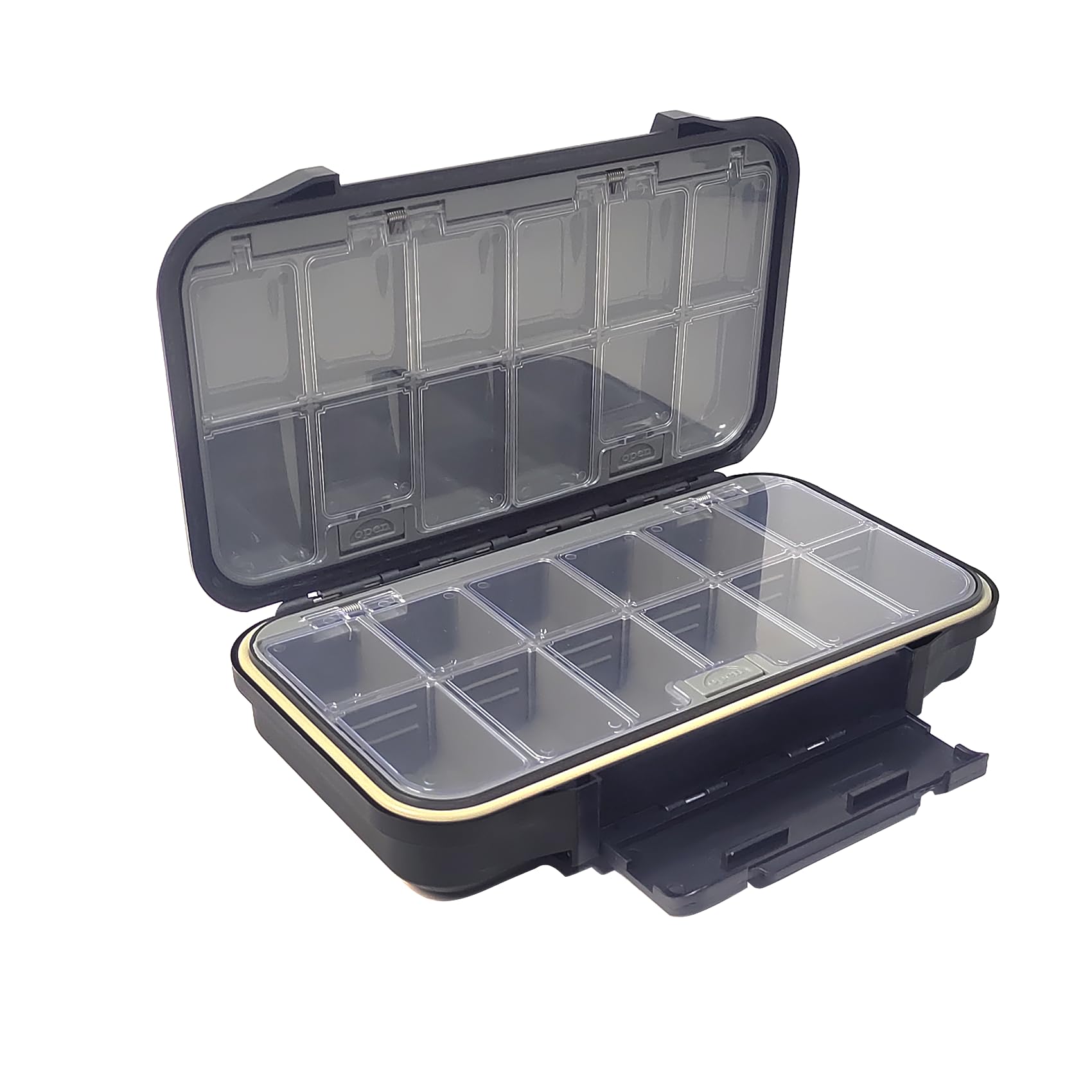 Aventik Waterproof Fly Fishing Tackle Box - Two-Sided Easy Grip Foam, Lightweight & Large Capacity for Fly Storage | Perfect for Trout, Bass, and Saltwater Fishing Gear Organization