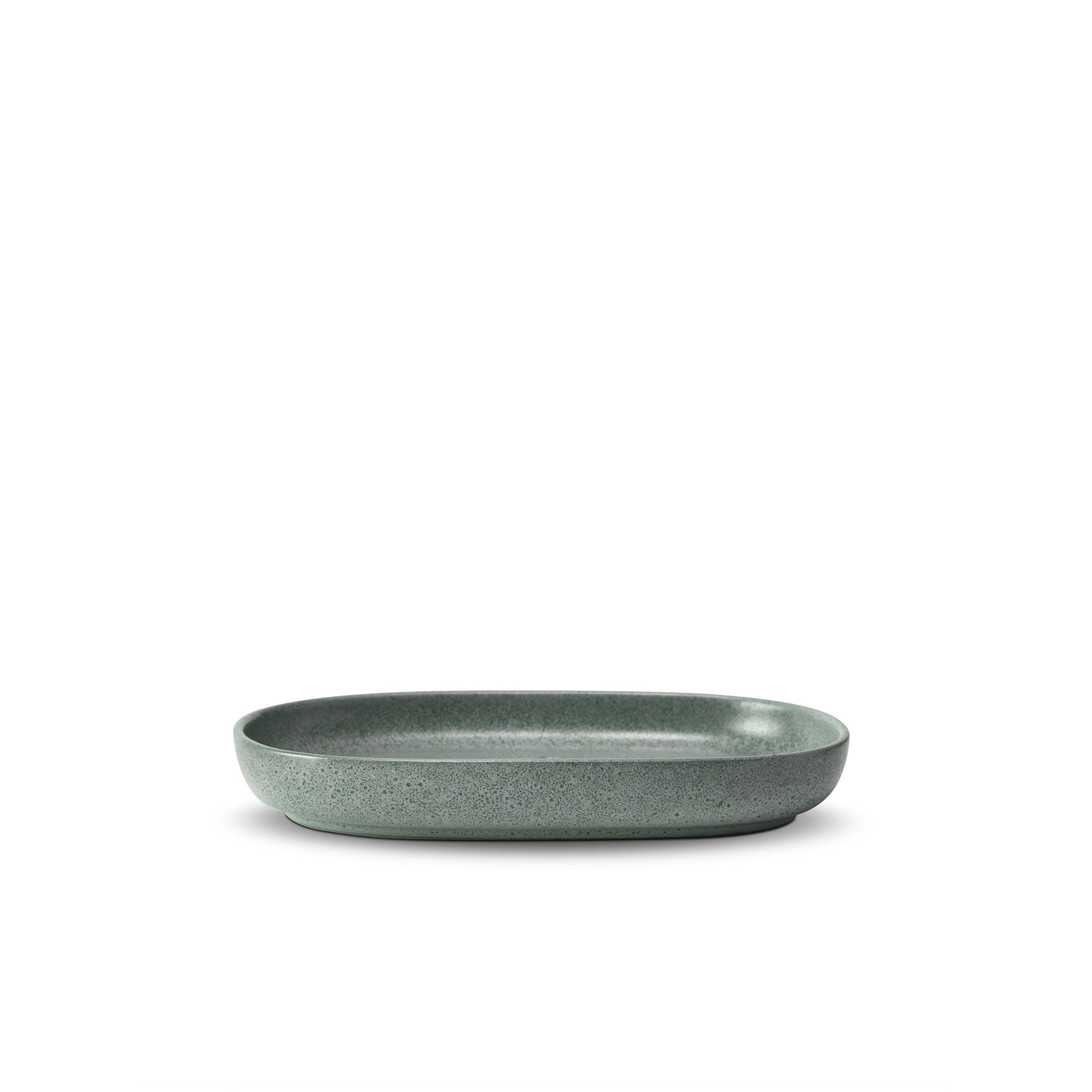Terra Oval Platter in Seafoam - Elegant Ceramic Serving Dish for Appetizers, Cheese & Charcuterie | Perfect for Dinner Parties, Weddings & Home Decor