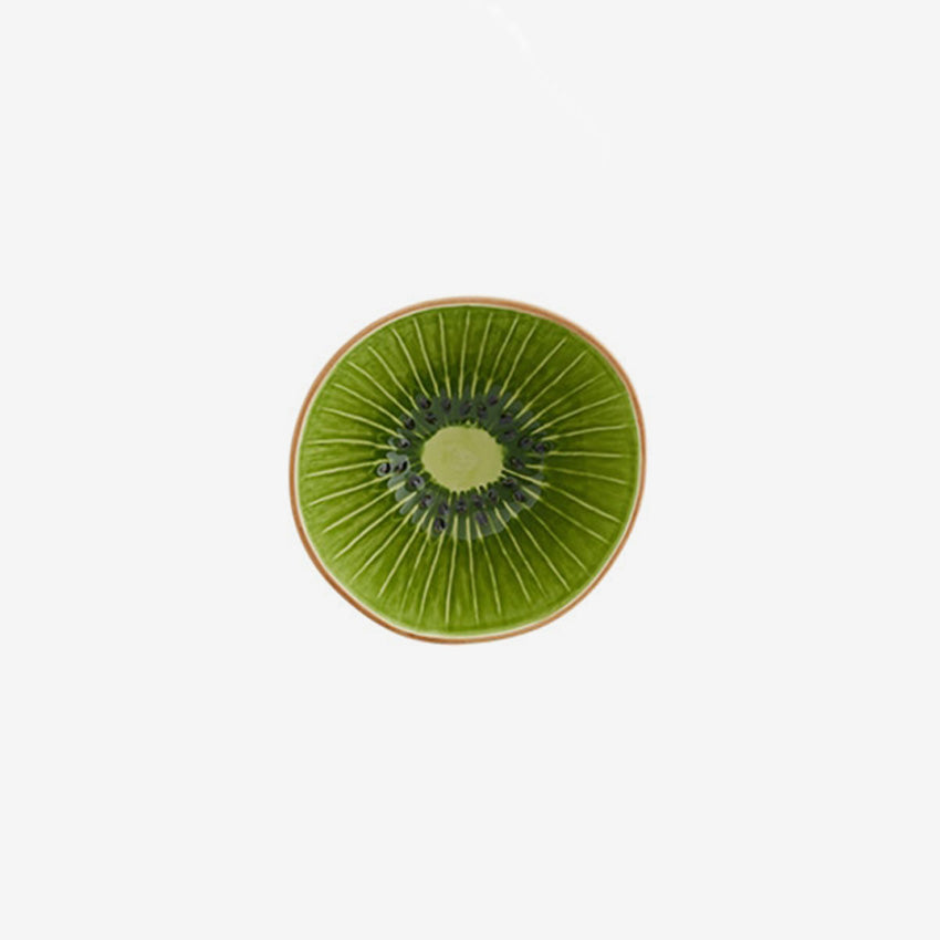 Bordallo Pinheiro Handmade Ceramic Tropical Fruit Kiwi Bowl - Perfect for Fruit Salads, Desserts & Kitchen Decor
