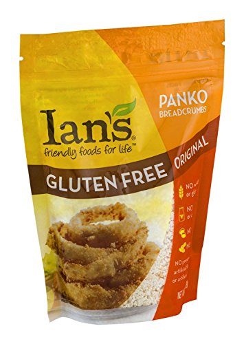 Ian's Gluten-Free Panko Bread Crumbs, Original Style - 7 oz (Pack of 8) - Perfect for Breading Chicken, Fish & Making Crispy Casseroles