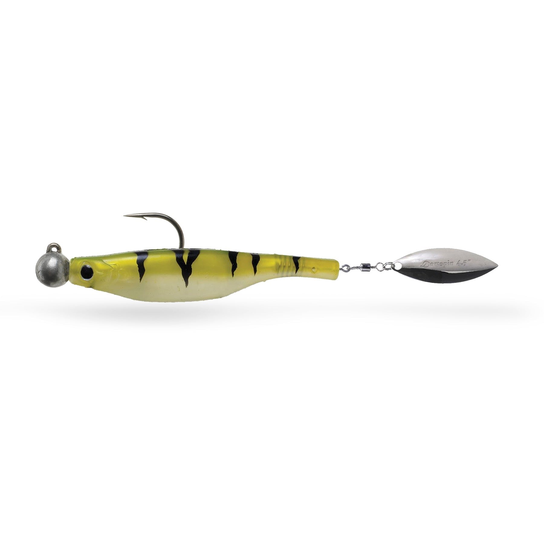 Hyperlastics Dartspin Pro Fishing Lures with Rigged Jighead - Premium Soft Plastic Baits for Bass, Walleye & Freshwater Fishing | Ideal for Casting, Trolling & Jigging Techniques