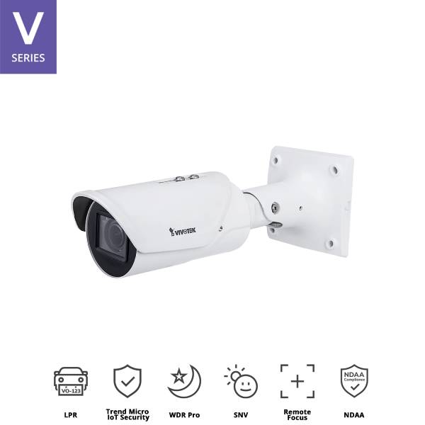 Vivotek 5MP Bullet Security Camera IB9387 LPR V2 - Outdoor Surveillance, License Plate Recognition, Night Vision - Ideal for Home Security, Parking Lots & Business Monitoring
