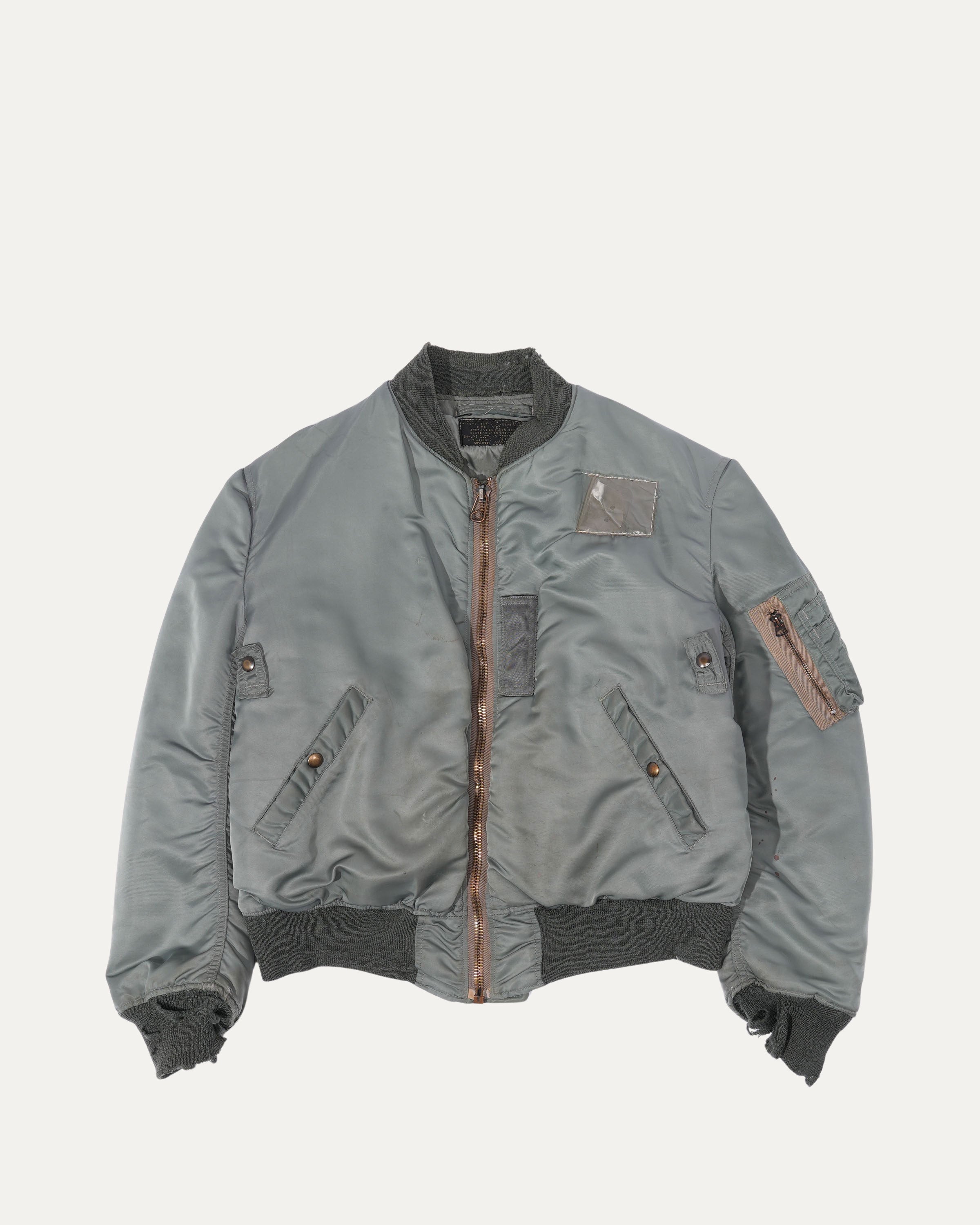 Vintage 1950s Bomber Jacket for Men - Classic Military Flight Jacket with Ribbed Cuffs & Waist | Perfect for Retro Fashion, Cosplay & Outdoor Adventures