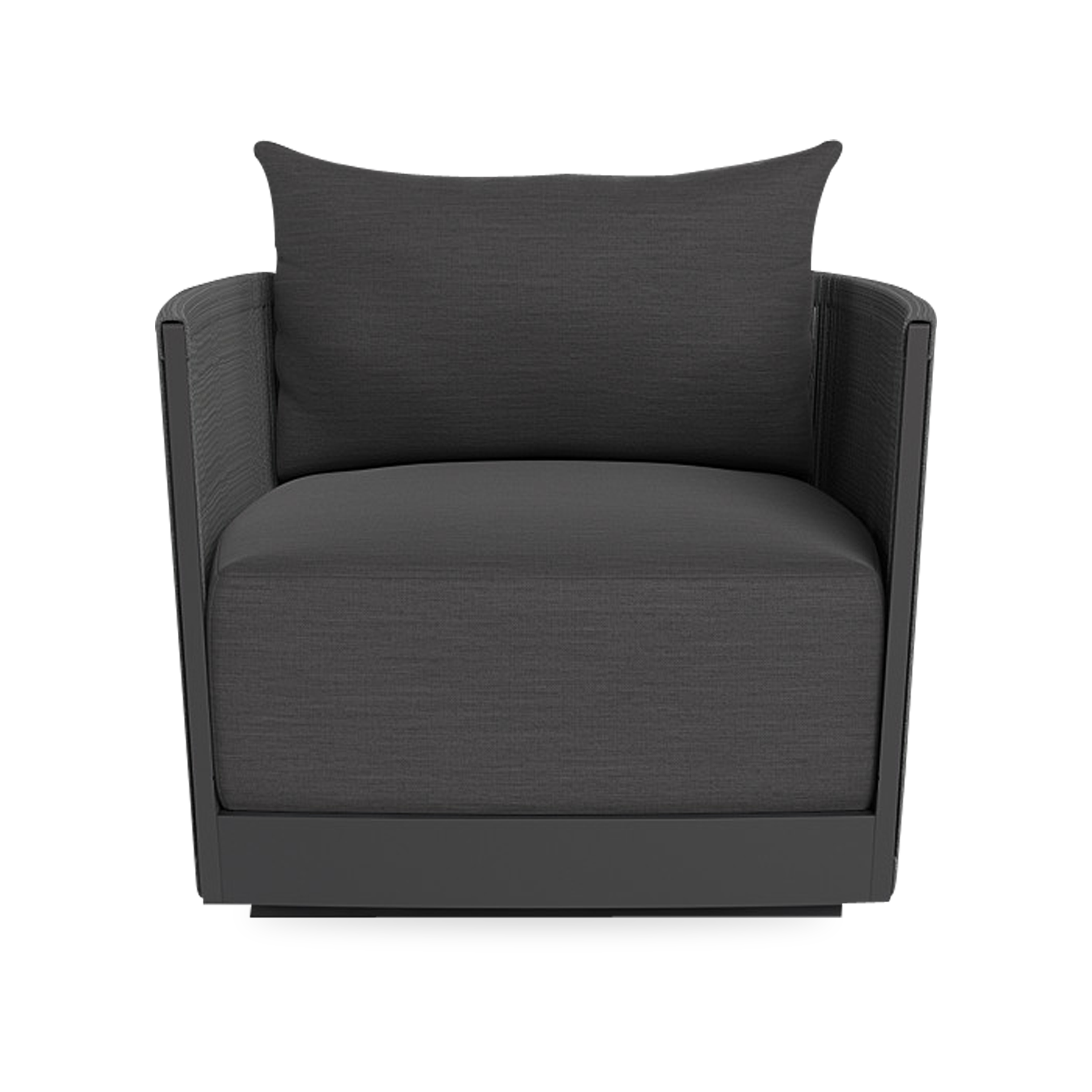 Antigua Lounge Chair - Modern Outdoor Patio Furniture for Relaxing in Garden, Poolside, or Backyard - Comfortable Wicker Rattan Chair with Cushions