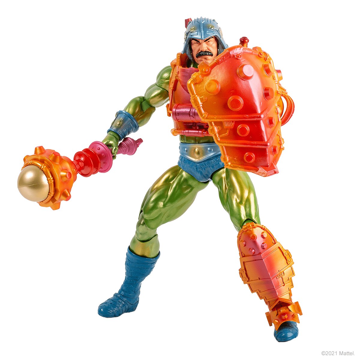Masters of the Universe Man At Arms 1/6 Scale Action Figure - MOTUbi Variant Collectible for Display & Role Play | Perfect for Fans, Collectors & Home Decor