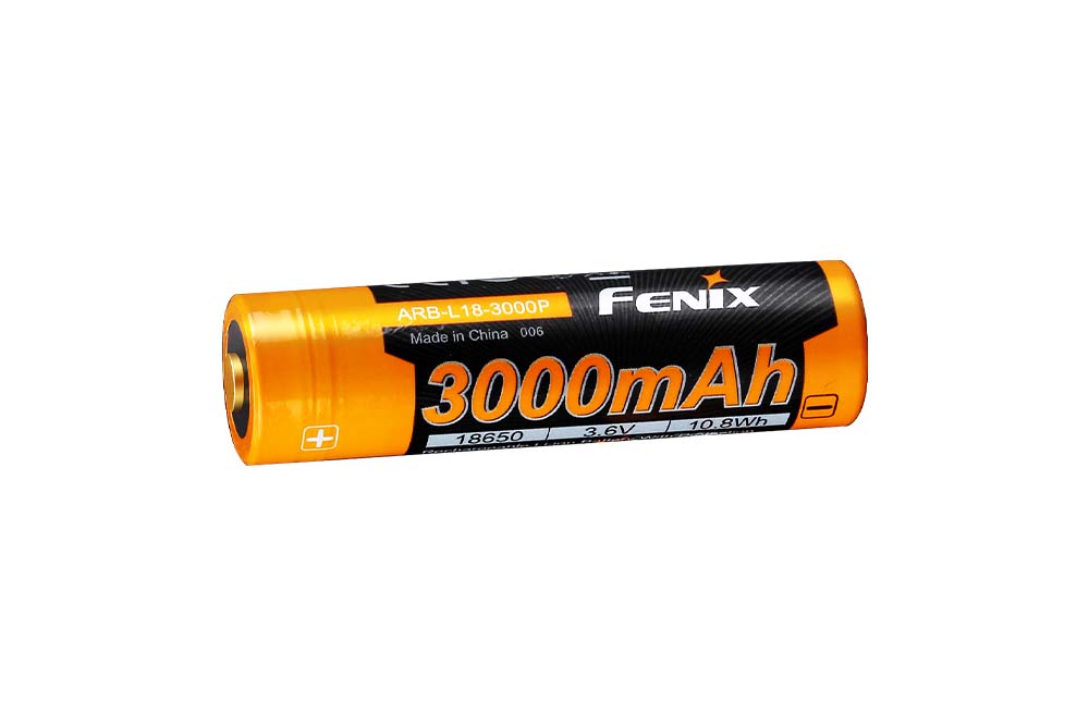 Fenix ARB L18 3000P Rechargeable Lithium-ion Battery for Flashlights, Headlamps & Outdoor Gear - Perfect for Camping, Hiking & Emergency Preparedness