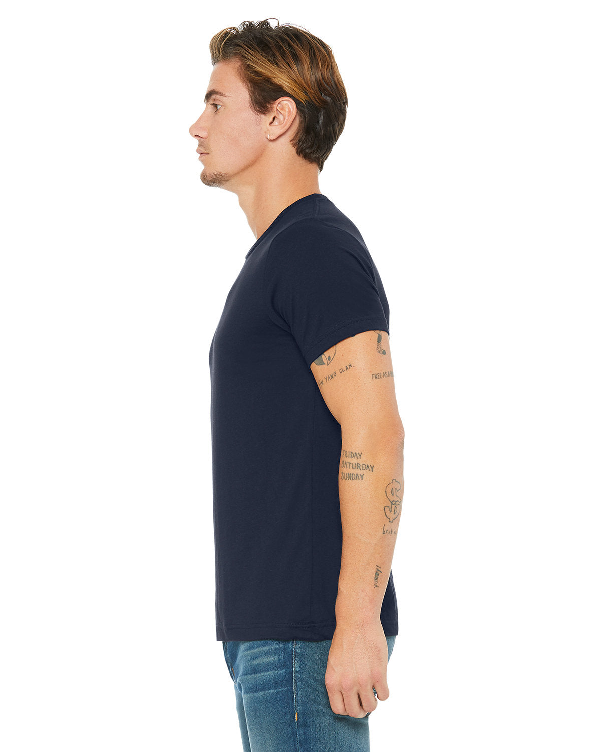 Bella + Canvas 3650 Unisex Poly Cotton Short Sleeve T-Shirt - Soft Comfortable Crew Neck Tee for Men & Women - Perfect for Casual Wear, Gym, Workout & Everyday Use
