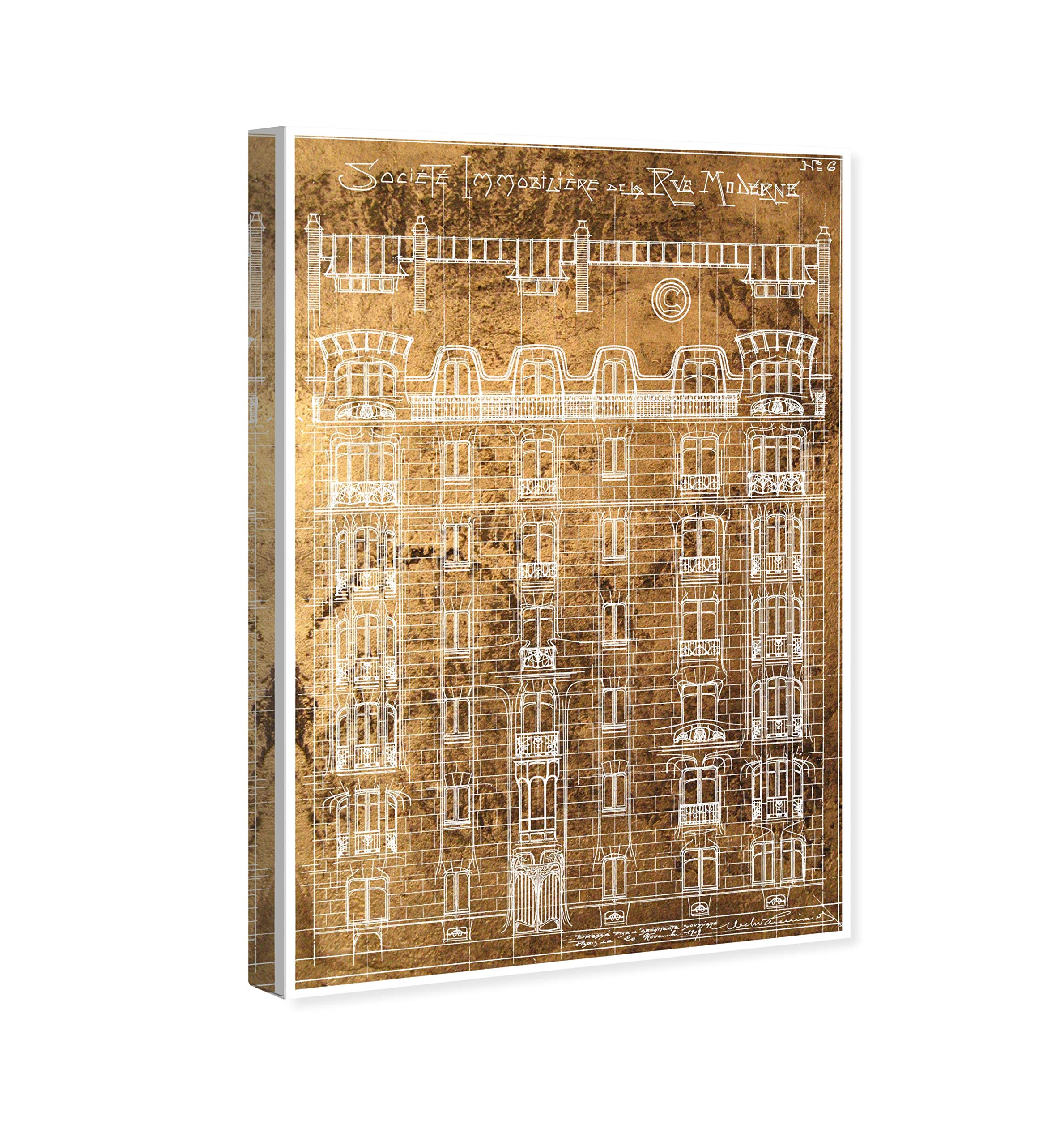 Oliver Gal Artist Co. 'Rue Moderne' Architecture Wall Art Canvas Print - 30