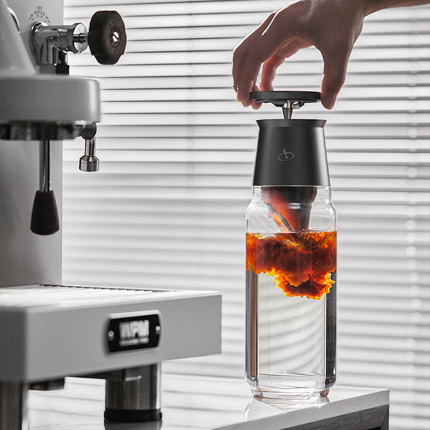 Premium 58MM Stainless Steel Magnetic Dosing Cup - Accurate Measuring Tool for Coffee, Tea, Protein Powder & Kitchen Ingredients | Perfect for Home Baristas, Bakers & Fitness Enthusiasts
