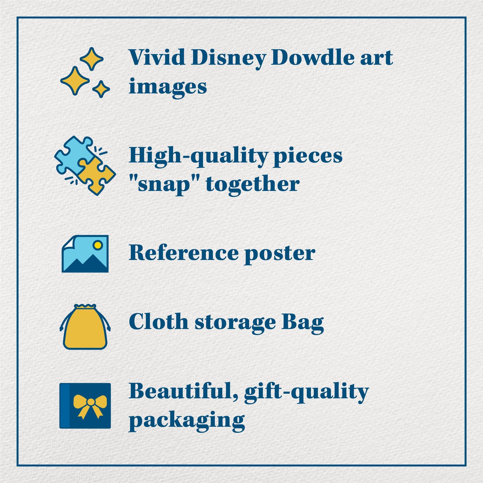 Disney Dowdle 500 Piece Jigsaw Puzzle for Adults - Dumbo The Flying Elephant, Family Game Night & Home Decor Gift Idea