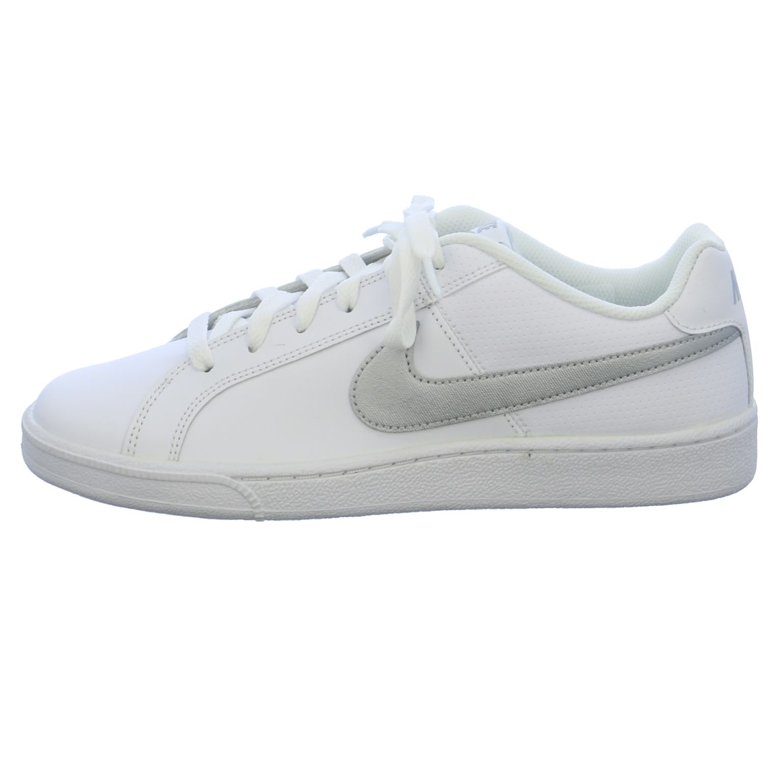 Nike Women's Fitness Tennis Shoes - White Metallic Silver Size 12 | Lightweight Running Shoes for Women | Perfect for Gym Workouts, Tennis & Casual Wear