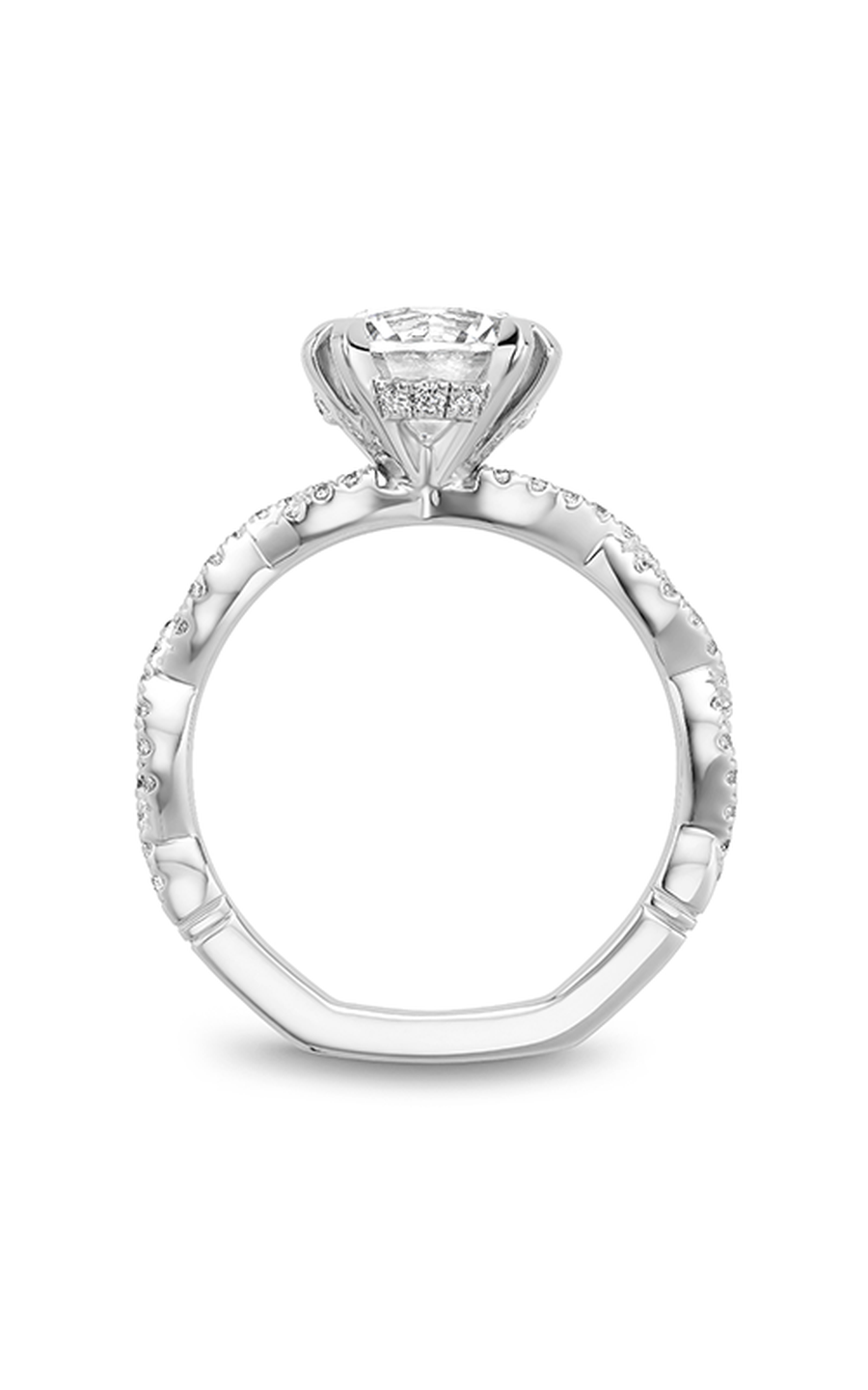 Noam Carver Atelier A049 01A Diamond Engagement Ring - Elegant Solitaire Wedding Band for Proposals & Anniversaries