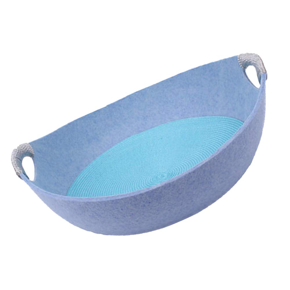 TEHAUX Cat Bed - Soft Felted Pet Cooling Bed for Cats & Small Dogs, Hammock Pad & Lounge Perch for Indoor/Outdoor Use - Perfect for Napping, Relaxing & Keeping Pets Cool in Summer