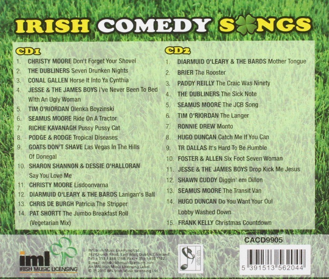 Best Irish Comedy Songs Collection - Hilarious & Fun Celtic Music for Parties, St. Patrick's Day & Celebrations