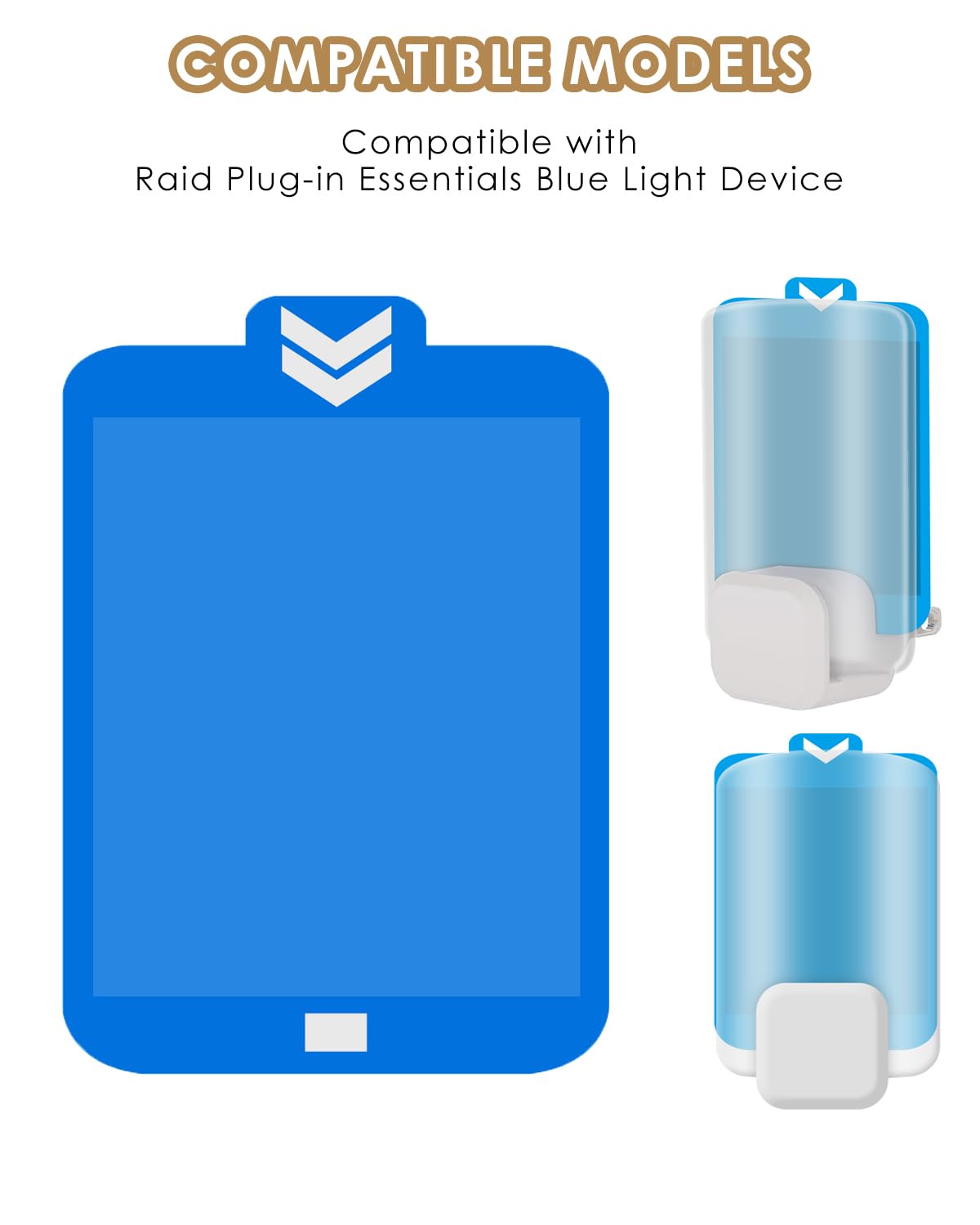 TINDTOP Refill Cartridges & Replacement Glue Boards (16 Pack) - Compatible with Raid Essentials Plug-in & Indoor Blue Light Devices - Effective Insect Traps for Home, Kitchen, and Office Use