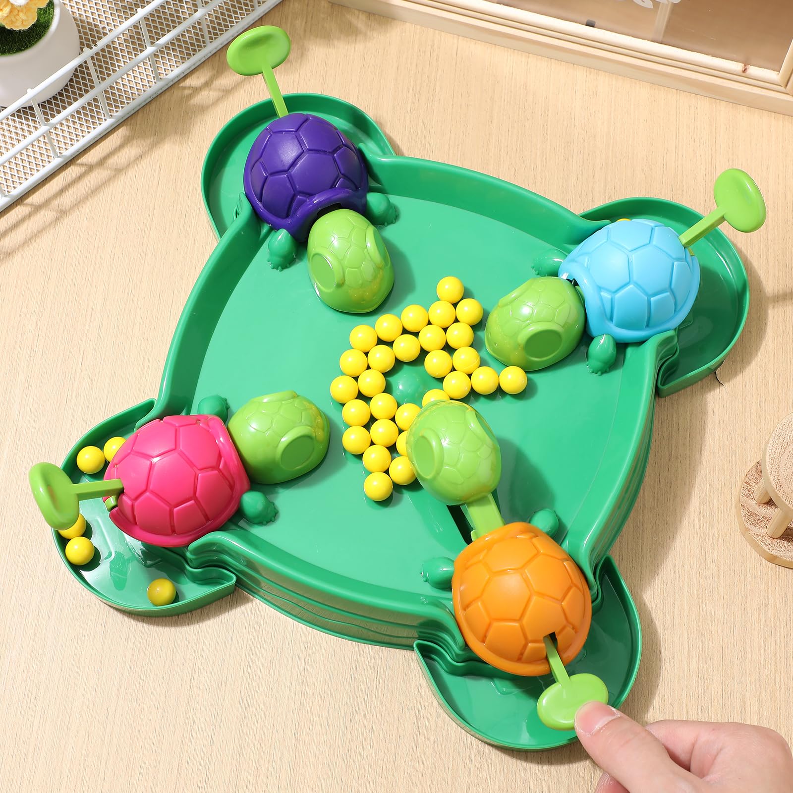 Hungry Bins Board Game - Fun Preschool Educational Toy for Kids Ages 3-6 | 2-4 Player Table Bean Toss Game for Early Learning & Family Game Night