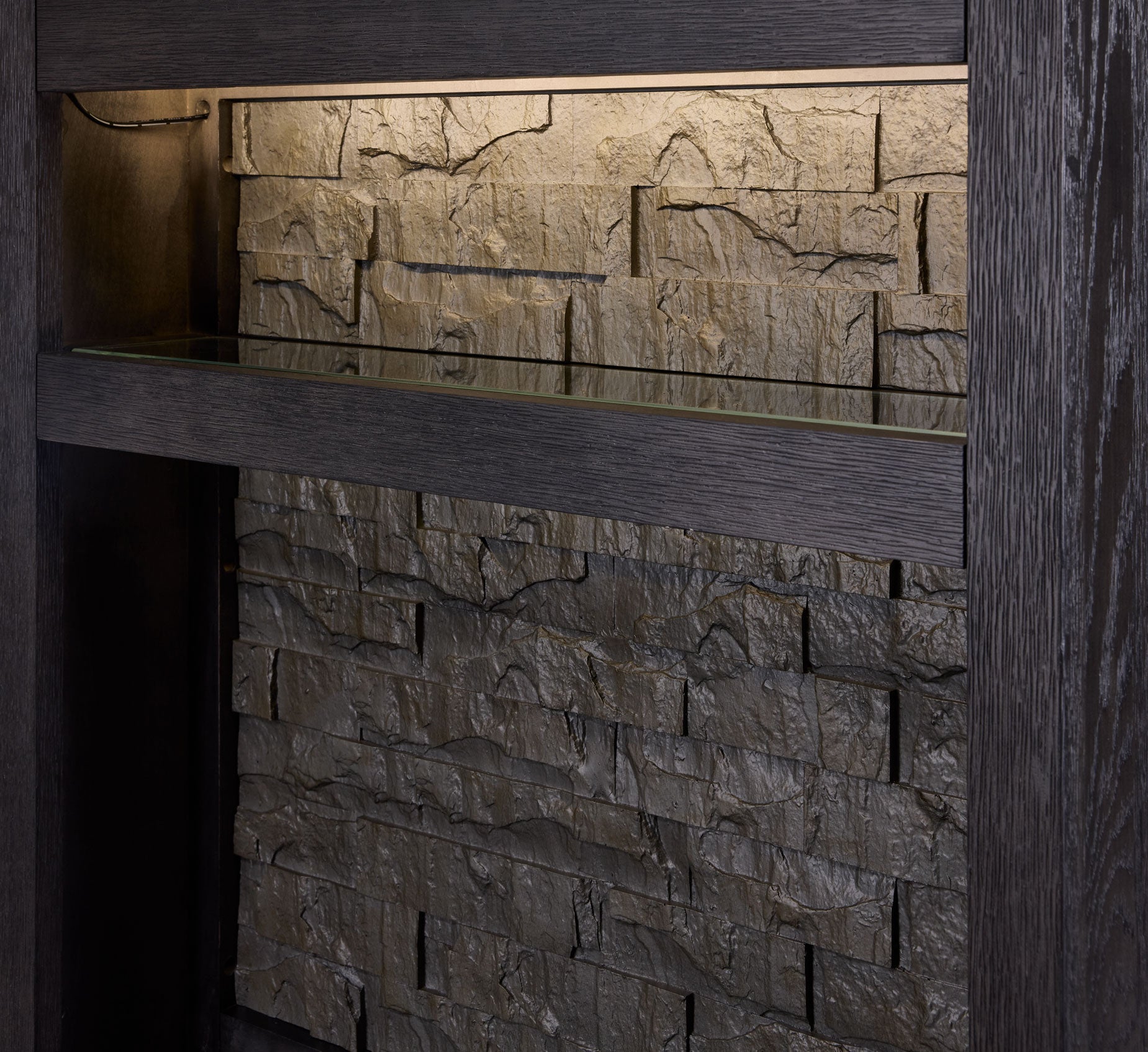 Canyon Pier Dark Brown Wooden Floating Shelf - Perfect for Bathroom, Kitchen, and Living Room Storage & Decor
