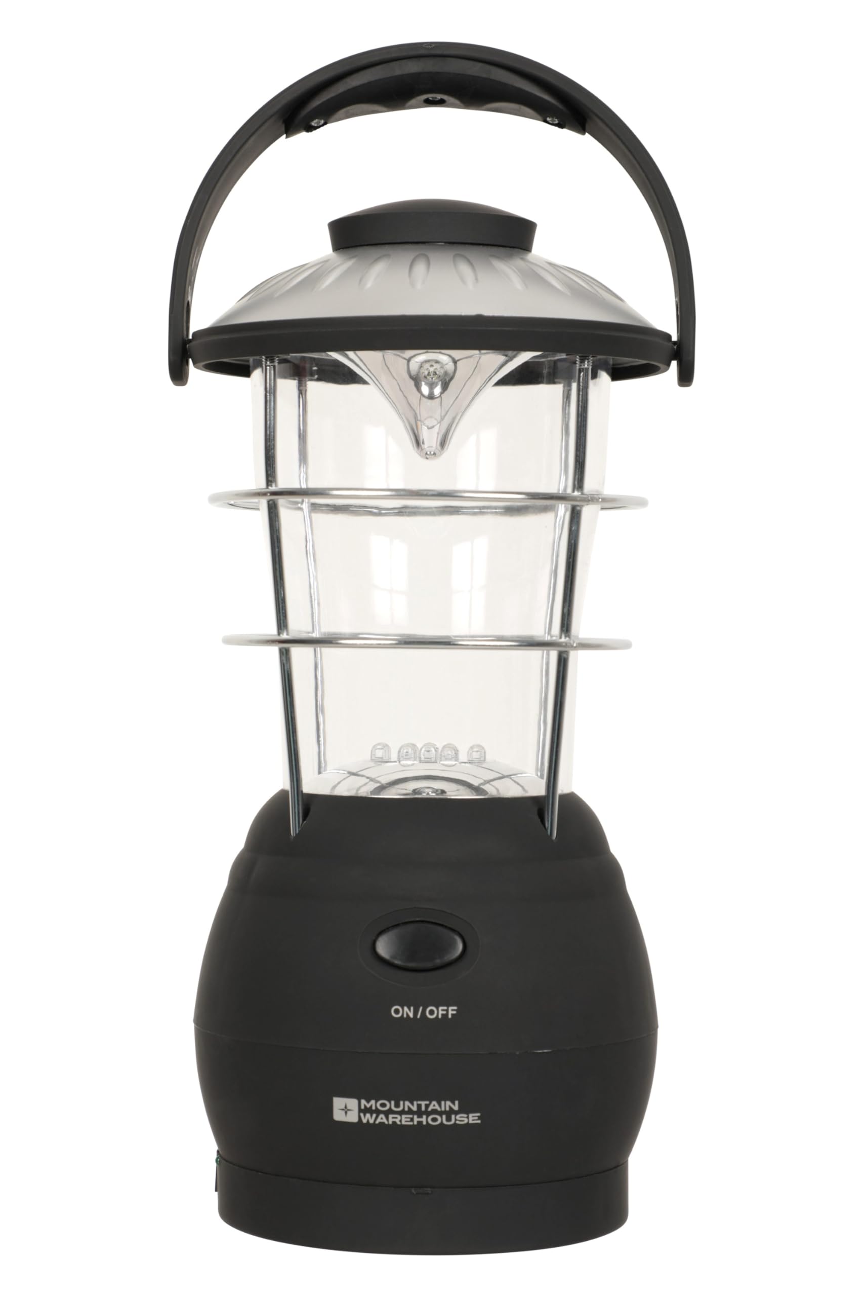 Mountain Warehouse Wind Up Lantern - Rechargeable LED Camping Light for Outdoor Adventures, Hiking, Emergency & Power Outages