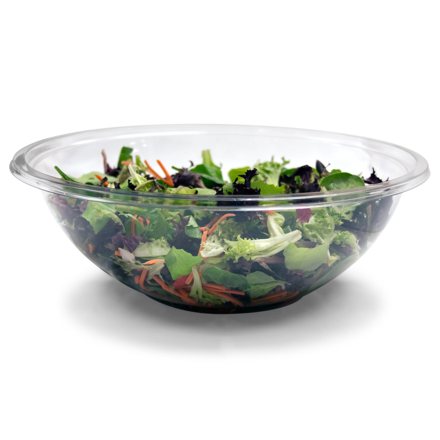 320oz Clear Plastic Party Bowls (24-Pack) - Durable & Disposable for Events, Catering, BBQs, and Large Gatherings - Perfect for Salads, Snacks, and Party Food Serving