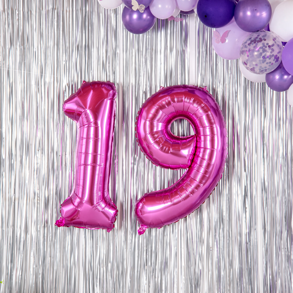 Balloonify Pink Mylar Number 1 Balloon - 40 Inch Large Foil Balloon for Birthday Party Decorations, Baby Shower, Anniversary Celebrations & Photo Backdrops