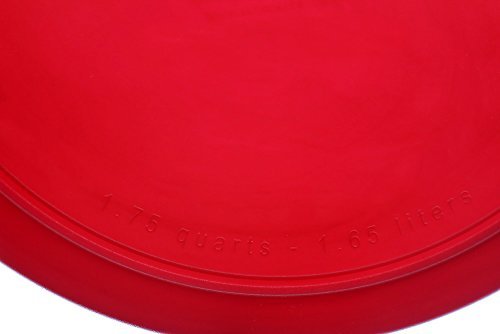 Anchor Hocking 7-Cup Clear/Red Food Storage Container Set - Airtight, BPA-Free Kitchen Organizer for Meal Prep, Leftovers & Pantry Storage