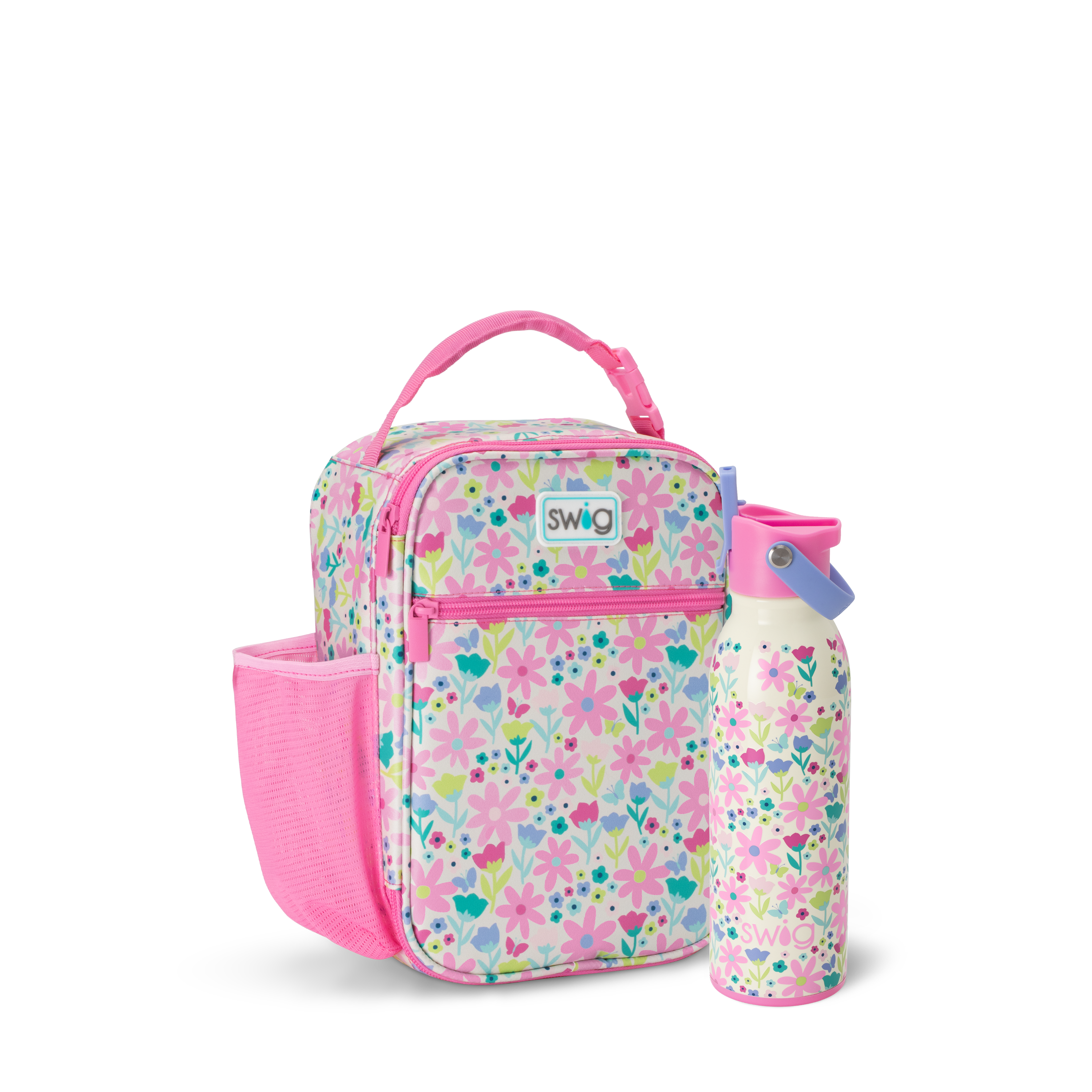 Flower Power Boxxi Lunch Bundle - Eco-Friendly Bento Box Set for Kids & Adults | Perfect for School, Work, Picnics & Outdoor Adventures