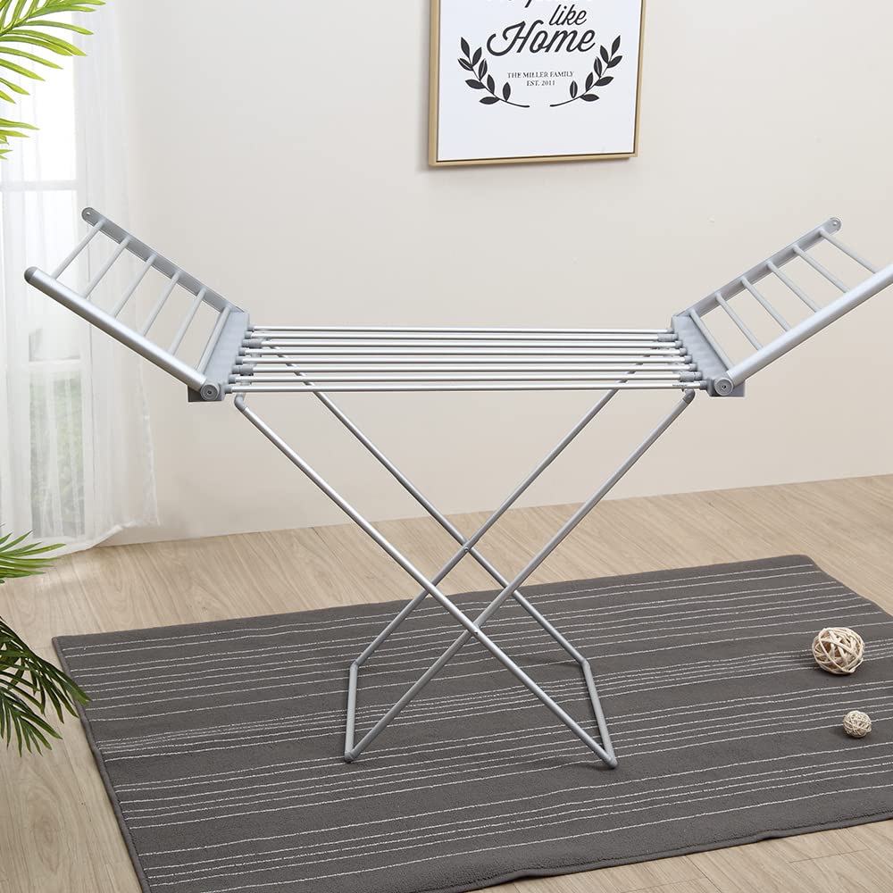 Portable Foldable Aluminum Alloy Clothes Hanger - Lightweight Travel Laundry Rack for Closet, Dorm, Camping & Outdoor Use