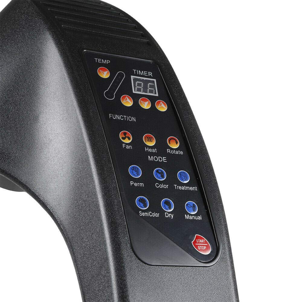 TFCFL 3 in 1 Professional Hair Dryer & Steamer with 360° Rotation & Smooth Wheels - 850W Freestanding Salon Hair Dryer for Home & Professional Use - Perfect for Hair Styling, Deep Conditioning & Salon Treatments