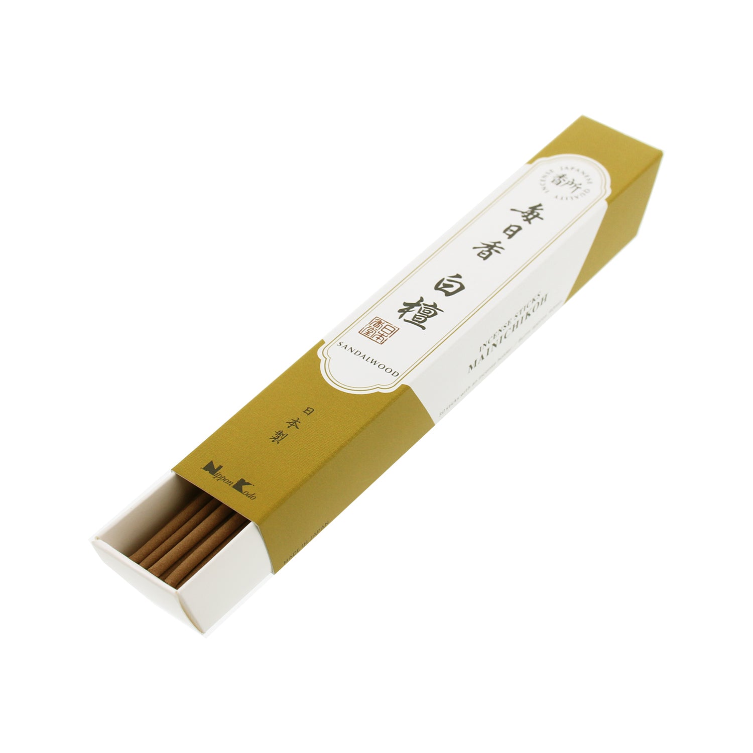 Nippon Kodo Mainichi Koh Japanese Incense Sticks - 3 Scent Options (Daily Use, Meditation, Relaxation) for Home, Office & Spiritual Practice