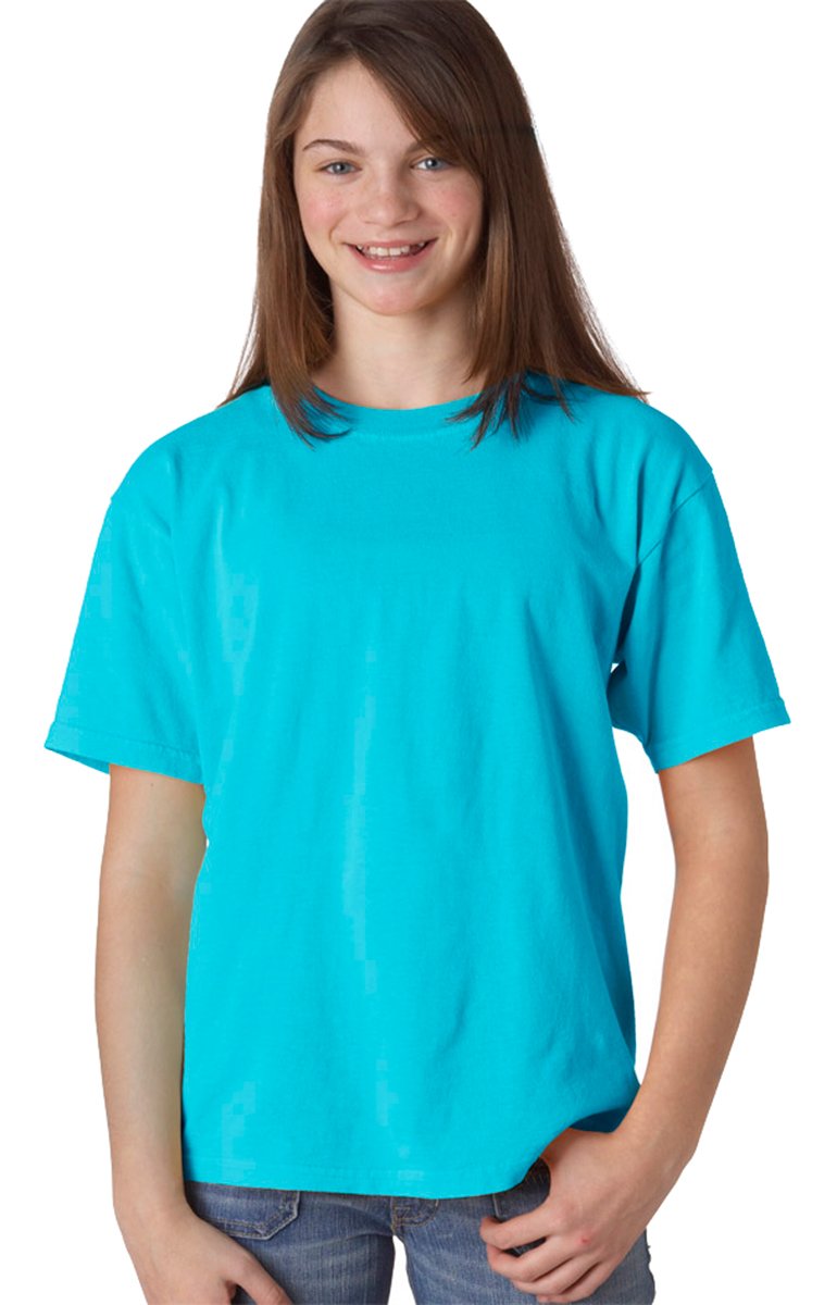 Comfort Colors Youth Garment Dyed Ringspun T-Shirt 9018 - Soft Vintage Washed Cotton Tee for Boys & Girls - Perfect for Casual Wear, School, and Everyday Outfits