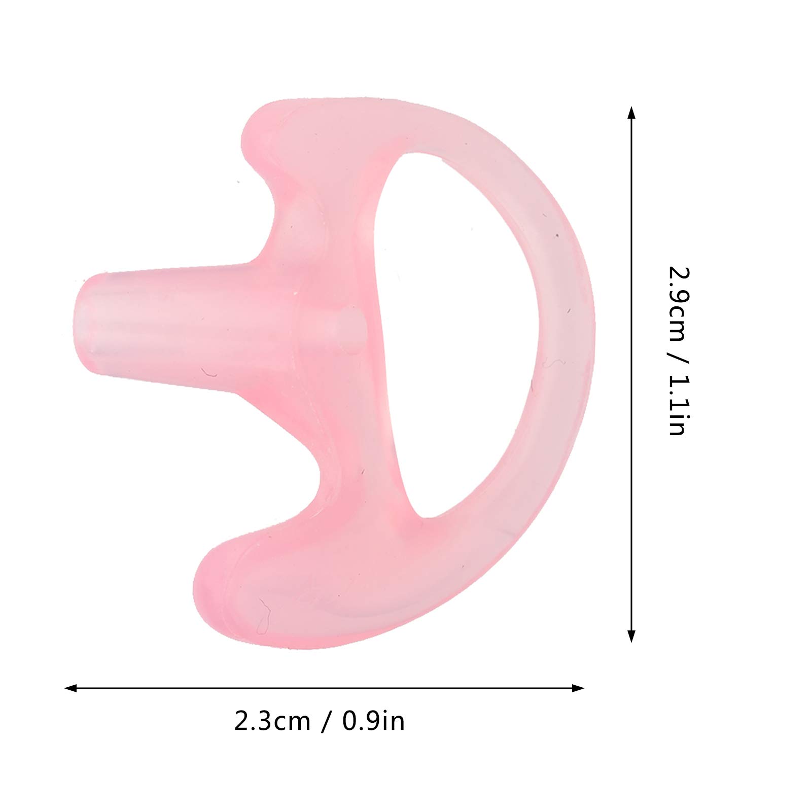 5 Pairs of Radio Earplugs - Left & Right Silicone Earbud Tips Replacement for Clear Communication | Perfect for Security, Construction & Event Staff