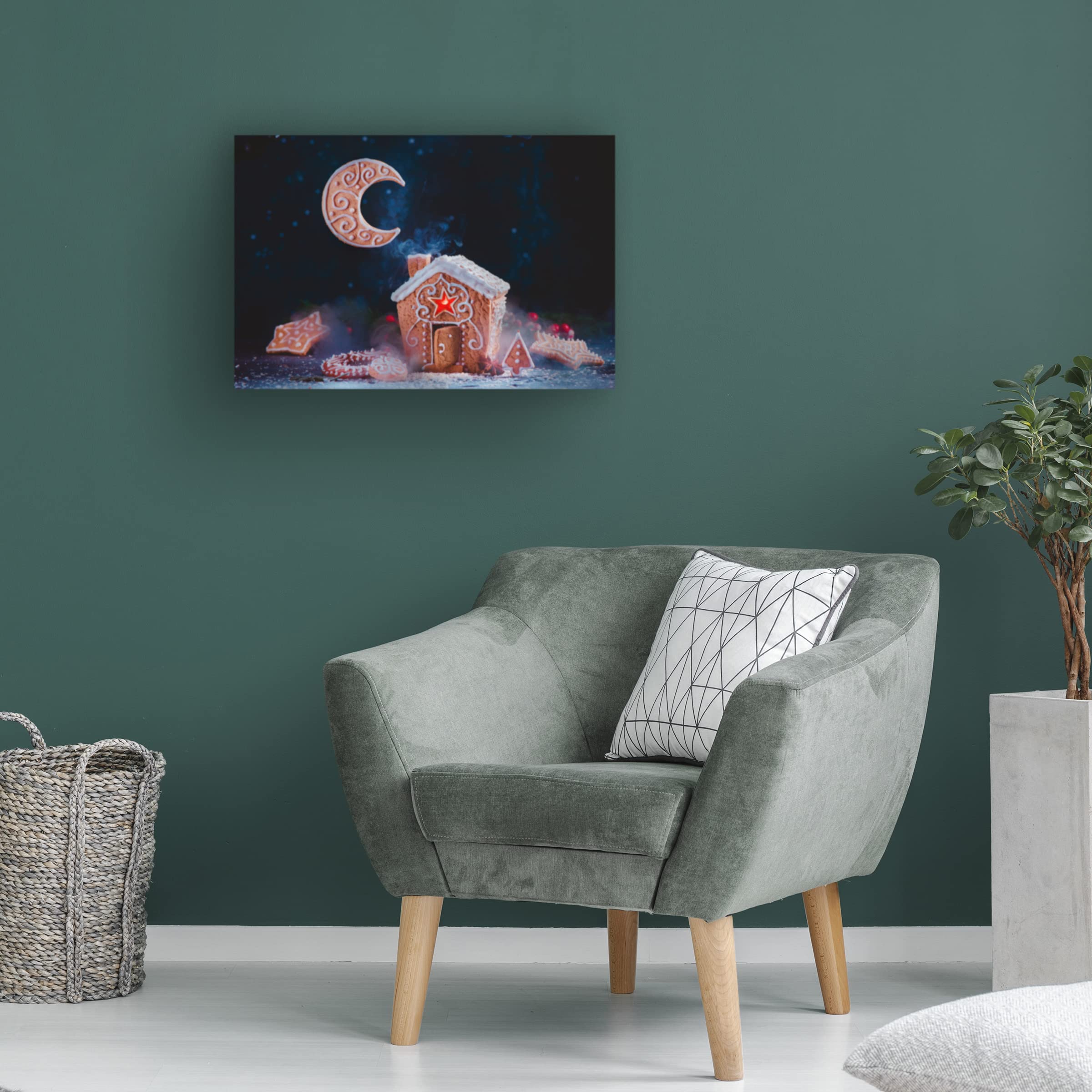 Trademark Fine Art 'Winter Moon' Canvas Print by Dina Belenko - Stunning Home Decor for Living Room, Bedroom & Office