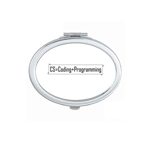 DIYthinker Coding & Programming Mirror - Portable Foldable Double-Sided Makeup Glasses for Developers & Travel | Perfect for Home Office, Cosmetics & Tech Gifts