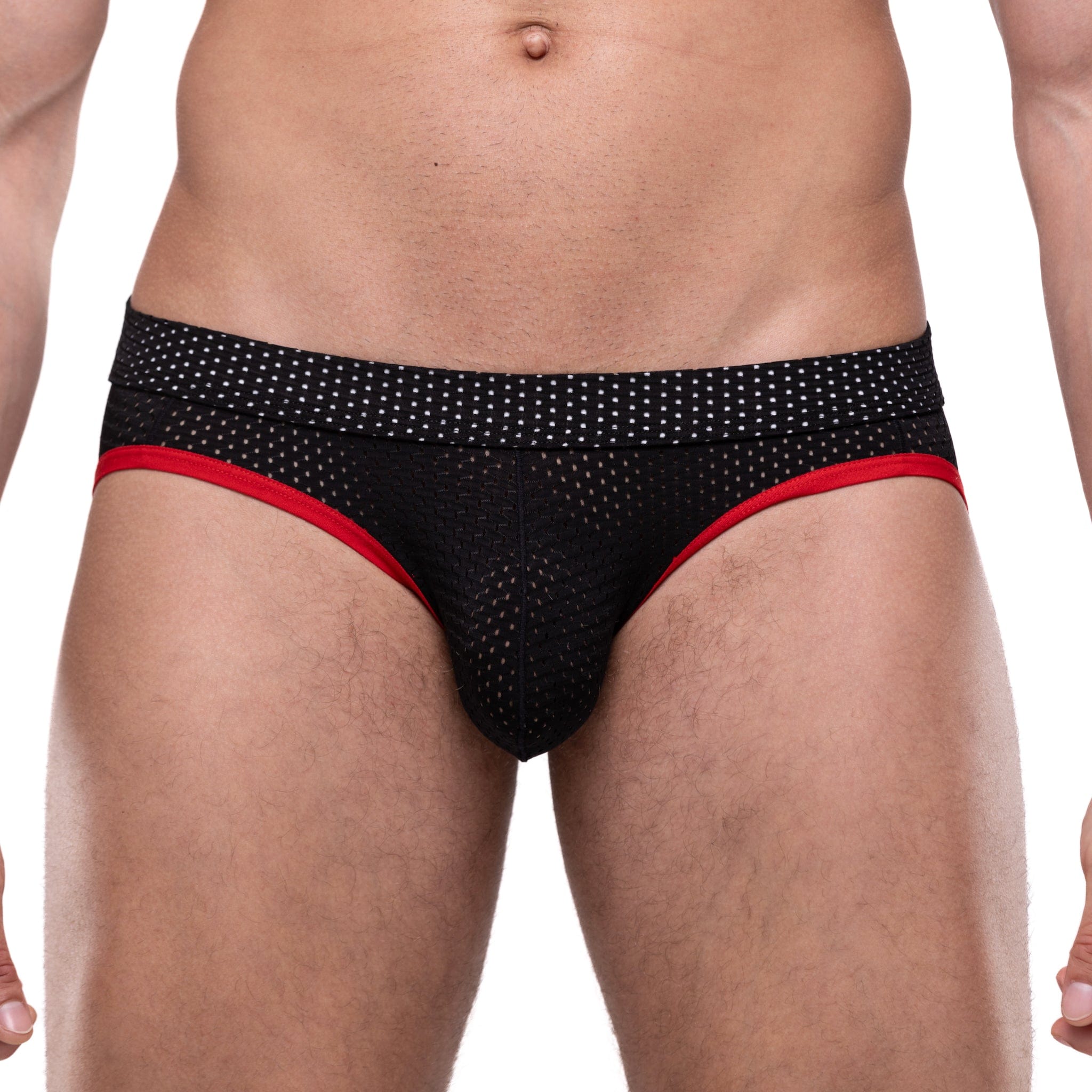 Performance Mesh Y Jock Black - Breathable Support Underwear for Men | Gym, Running & Sports Comfort