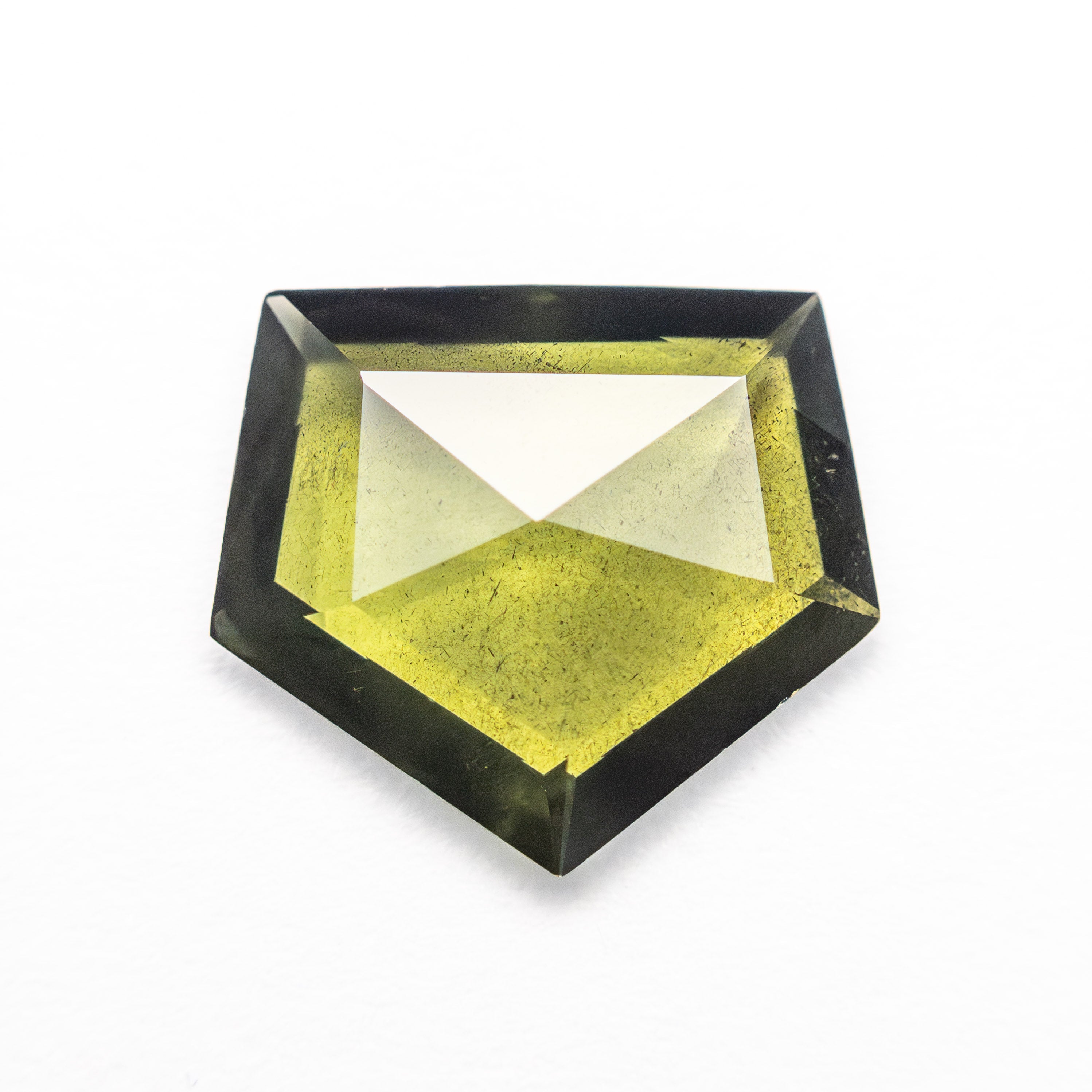 1.92ct Natural Pentagon Rose Cut Sapphire - 10.16x9.10x2.13mm Loose Gemstone for Jewelry Making, Engagement Rings & Unique Gifts